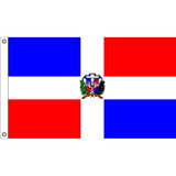 Eagle Emblems F1026 Flag-Dominican Republic (3Ftx5Ft) .