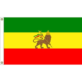 Eagle Emblems F1031 Flag-Ethiopia Lion (3ft x 5ft)