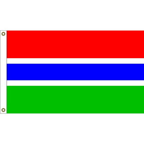 Eagle Emblems F1035 Flag-Gambia (3Ftx5Ft) .