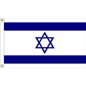 Eagle Emblems F1054 Flag-Israel (3Ftx5Ft) .