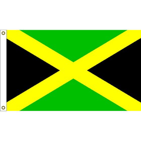 Eagle Emblems F1057 Flag-Jamaica (3ft x 5ft)