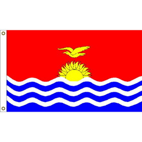 Eagle Emblems F1062 Flag-Kiribati (3ft x 5ft)