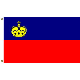 Eagle Emblems F1068 Flag-Liechtenstein (3Ftx5Ft) .
