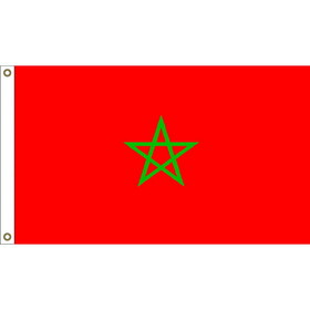 Eagle Emblems F1072 Flag-Morocco (3ft x 5ft)