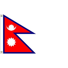Eagle Emblems F1075 Flag-Nepal (3ft x 5ft)