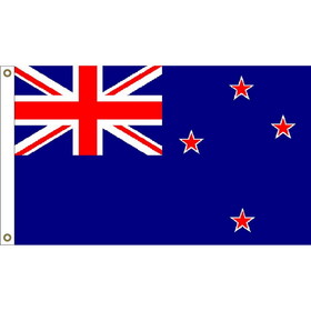 Eagle Emblems F1076 Flag-New Zealand (3Ftx5Ft) .