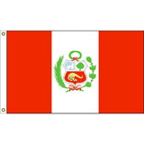 Eagle Emblems F1086 Flag-Peru (3Ftx5Ft) .