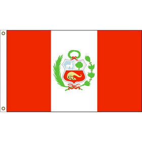 Eagle Emblems F1086 Flag-Peru (3ft x 5ft)