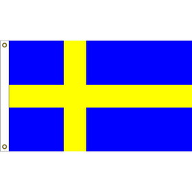Eagle Emblems F1107 Flag-Sweden (3Ftx5Ft) .