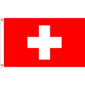 Eagle Emblems F1108 Flag-Switzerland (3ft x 5ft)