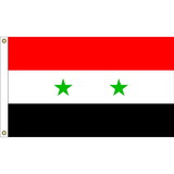 Eagle Emblems F1109 Flag-Syria (3Ftx5Ft) .