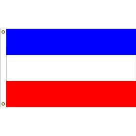 Eagle Emblems F1121 Flag-Yugoslavia (3Ftx5Ft) .
