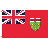Eagle Emblems F1128 Flag-Canada, Ontario (3Ftx5Ft) .