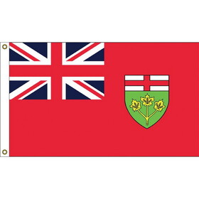 Eagle Emblems F1128 Flag-Canada,Ontario (3ft x 5ft)