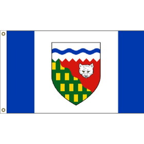 Eagle Emblems F1131 Flag-Canada,N.W.T (3ft x 5ft)