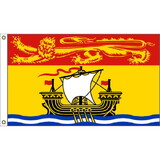 Eagle Emblems F1133 Flag-Canada, New Brunswic (3Ftx5Ft) .