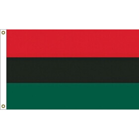 Eagle Emblems F1137 Flag-Afro,America (3ft x 5ft)