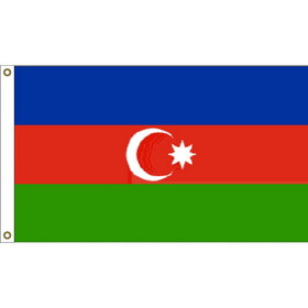 Eagle Emblems F1141 Flag-Azerbaijan (3Ftx5Ft) .