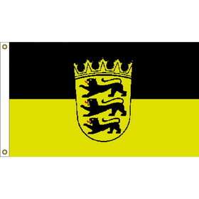 Eagle Emblems F1150 Flag-Baden-Wur (3ft x 5ft)
