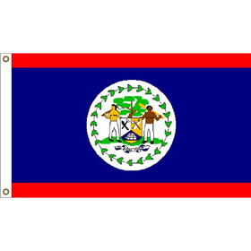 Eagle Emblems F1152 Flag-Belize (3ft x 5ft)