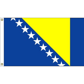 Eagle Emblems F1159 Flag-Bosnia (3ft x 5ft)