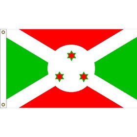 Eagle Emblems F1164 Flag-Burundi (3Ftx5Ft) .