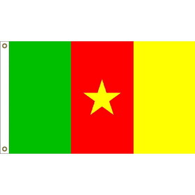 Eagle Emblems F1165 Flag-Cameroon (3Ftx5Ft) .
