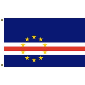 Eagle Emblems F1171 Flag-Cape Verde (3Ftx5Ft) .