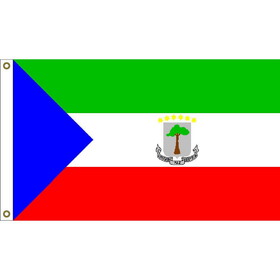 Eagle Emblems F1183 Flag-Equatorial Guinea (3ft x 5ft)