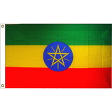 Eagle Emblems F1188 Flag-Ethiopia Star (3Ftx5Ft) .
