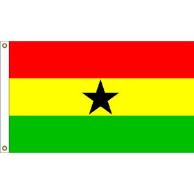 Eagle Emblems F1194 Flag-Ghana (3ft x 5ft)