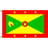 Eagle Emblems F1195 Flag-Grenada (3Ftx5Ft) .