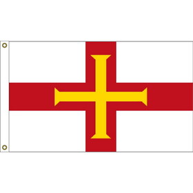 Eagle Emblems F1196 Flag-Guernsey (3ft x 5ft)