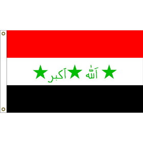 Eagle Emblems F1201 Flag-Iraq (3Ftx5Ft) .