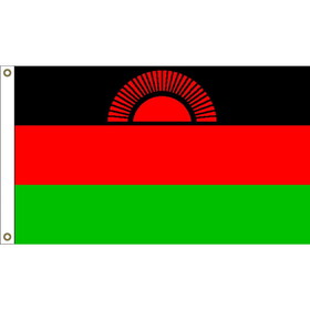 Eagle Emblems F1208 Flag-Malawi (3ft x 5ft)