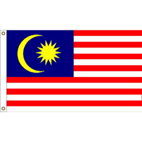 Eagle Emblems F1209 Flag-Malaysia (3ft x 5ft)