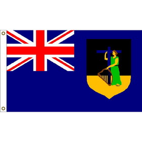 Eagle Emblems F1219 Flag-Montserrat (3ft x 5ft)