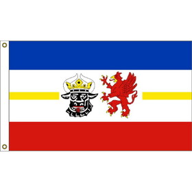 Eagle Emblems F1220 Flag-Mecklenburg (3Ftx5Ft) .