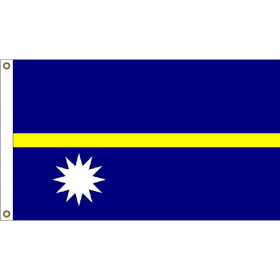 Eagle Emblems F1222 Flag-Nauru (3Ftx5Ft) .