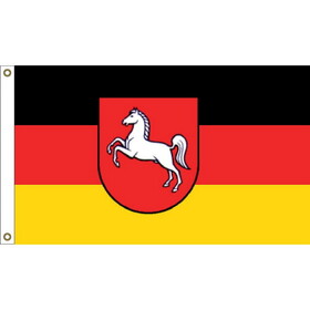 Eagle Emblems F1224 Flag-Niedersachen (3ft x 5ft)