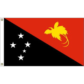 Eagle Emblems F1230 Flag-New Guinea Paupa (3ft x 5ft)
