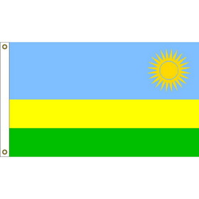 Eagle Emblems F1234 Flag-Rwanda (3ft x 5ft)