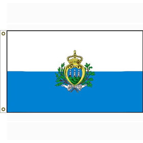 Eagle Emblems F1236 Flag-San Marino (3ft x 5ft)