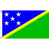 Eagle Emblems F1247 Flag-Solomon Island (3Ftx5Ft) .