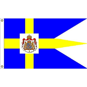 Eagle Emblems F1254 Flag-Sweden Royal (3ft x 5ft)