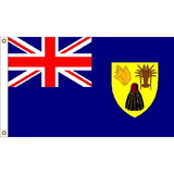 Eagle Emblems F1263 Flag-Turks, Caicos (3Ftx5Ft) .