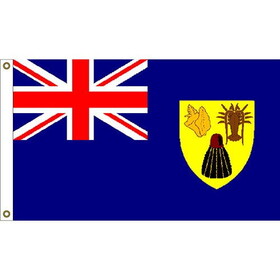 Eagle Emblems F1263 Flag-Turks,Caicos (3ft x 5ft)