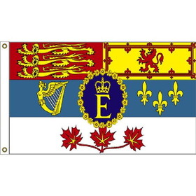 Eagle Emblems F1280 Flag-Canada,Royal Std. (3ft x 5ft)