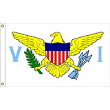 Eagle Emblems F1282 Flag-Virgin Islands (3Ftx5Ft) .