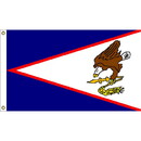 Eagle Emblems F1284 Flag-American Samoa (3Ftx5Ft) .